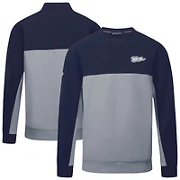 Men's Levelwear Navy/Gray New York Yankees Legacy Rafters Pullover Sweatshirt