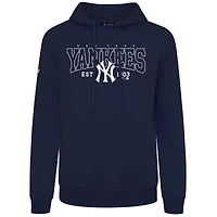 Men's Levelwear Navy New York Yankees Accolade Podium Textbook Pullover Hoodie