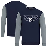 Sweat-shirt bleu marine Levelwear pour homme, Accolade Ultimate Textbook, des Yankees de New York