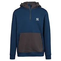 Sweat à capuche glissière quart de tour Chicane Insignia 2.0 pour homme Levelwear, bleu marine, des Yankees New York