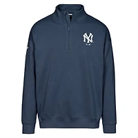 Sweat-shirt zippé Murray à quart de tour pour homme la collection Cooperstown des Yankees New York bleu marine Levelwear