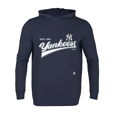 Sweat à capuche bleu marine New York Yankees Relay Vintage Team 2.0 pour homme