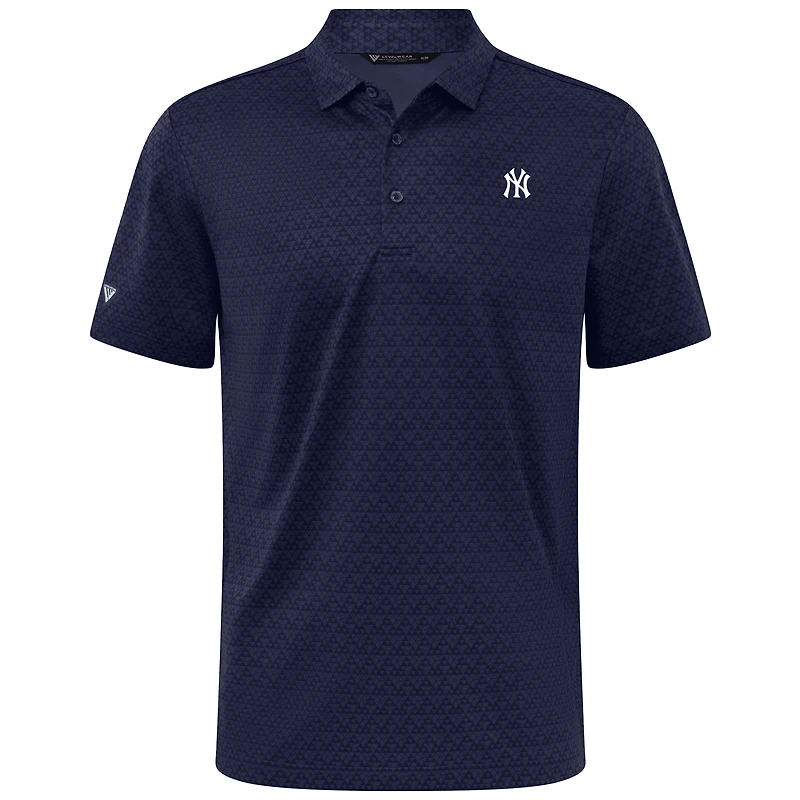 Polo System Insignia 2.0 bleu marine pour homme de Levelwear, New York Yankees