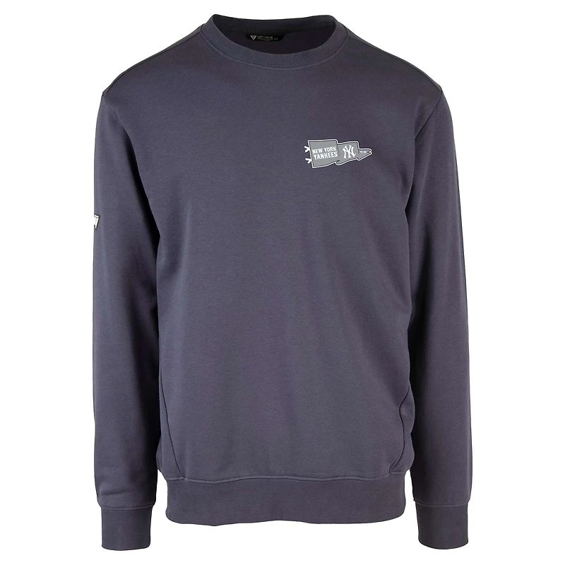 Men's Levelwear  Navy New York Yankees Zane Rafters Pullover Sweatshirt