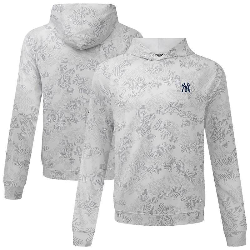 Sweat à capuche Blender Insignia 2.0 pour homme des Yankees de New York, blanc