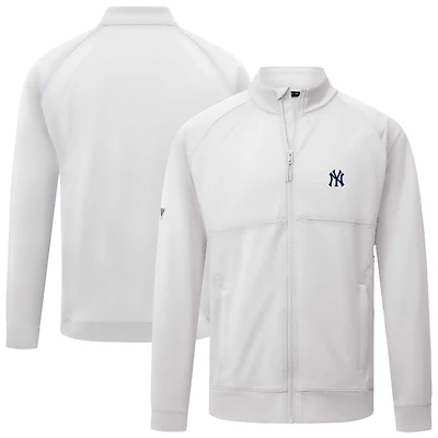 Men's Levelwear White New York Yankees Form Insignia 2.0 Full-Zip Jacket