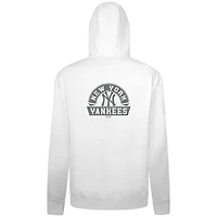 Men's Levelwear White New York Yankees Podium Banner Arch Full-Zip Hoodie
