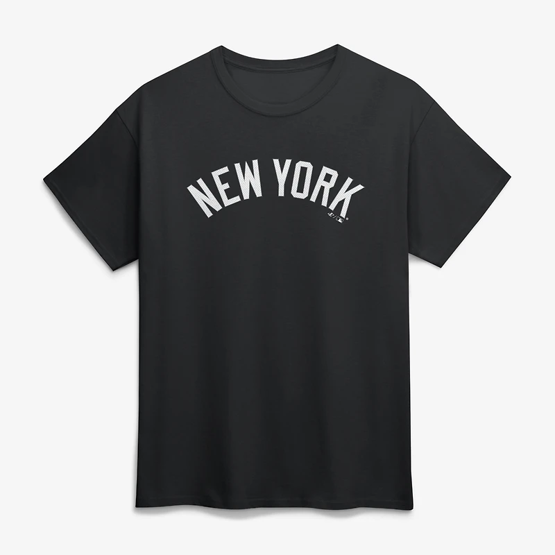 Men's Logo Athletic Navy New York Yankees Wordmark T-Shirt