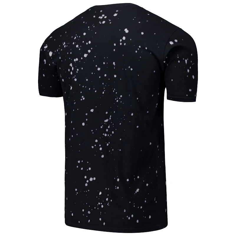 Men's Majestic Threads Black/White New York Yankees Splatter T-Shirt