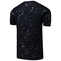 Men's Majestic Threads Black/White New York Yankees Splatter T-Shirt