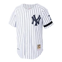 Maillot de joueur authentique Mariano Rivera blanc pour homme, collection Cooperstown 1995, des Yankees New York