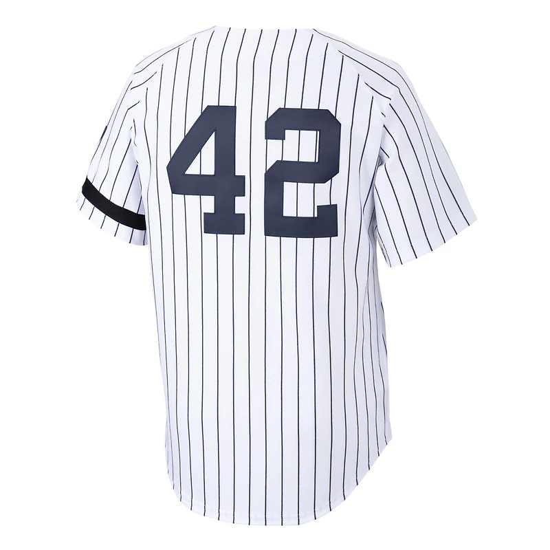Maillot de joueur authentique Mariano Rivera blanc pour homme, collection Cooperstown 1995, des Yankees New York