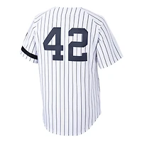 Maillot de joueur authentique Mariano Rivera blanc pour homme, collection Cooperstown 1995, des Yankees New York