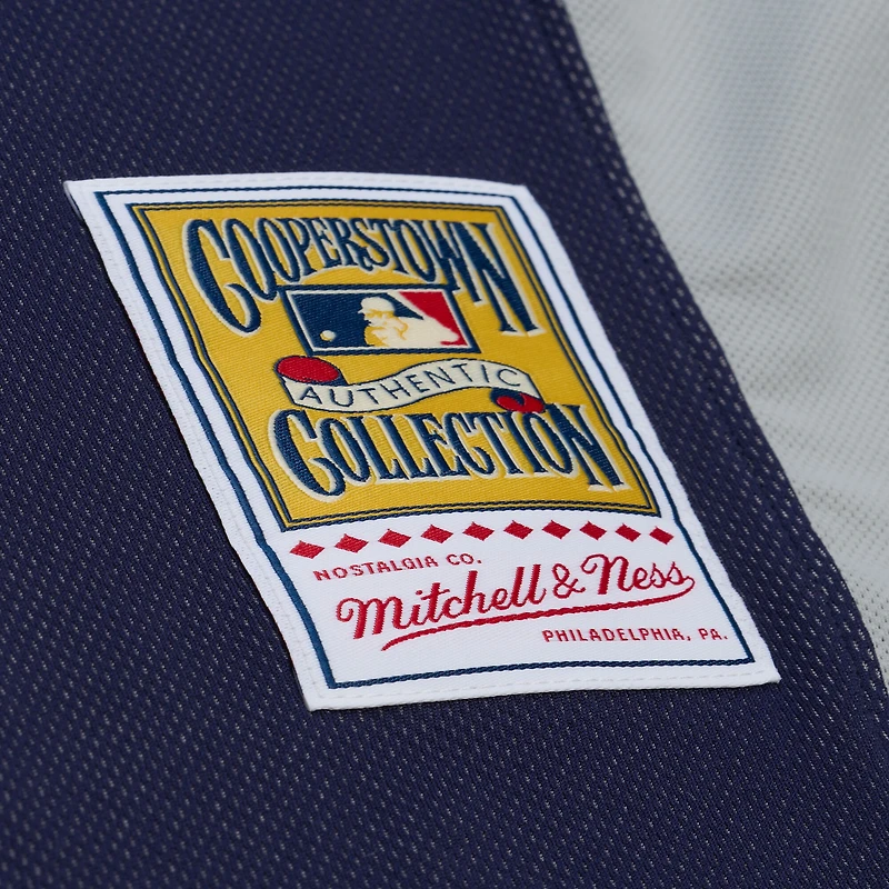 Maillot d'entraînement authentique Mitchell & Ness CC Sabathia bleu marine des Yankees de New York 2009 pour homme