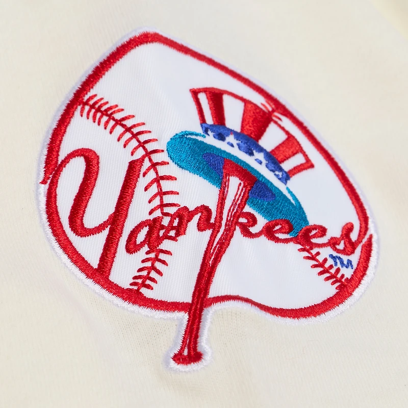T-shirt classique Mitchell & Ness crème des Yankees de New York pour homme