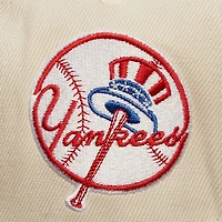 Men's Mitchell & Ness Cream New York Yankees Cooperstown Collection Speed Zone Snapback Hat
