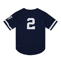 Men's Mitchell & Ness Derek Jeter Navy New York Yankees 1998 Authentic Batting Practice Jersey