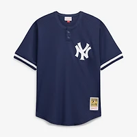 Men's Mitchell & Ness Derek Jeter Navy New York Yankees Big Tall Batting Practice Replica Player Jersey