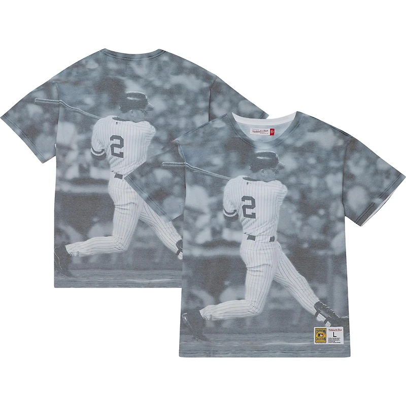 Men's Mitchell & Ness Derek Jeter New York Yankees Cooperstown Collection Highlight Sublimated Player Graphic T-Shirt