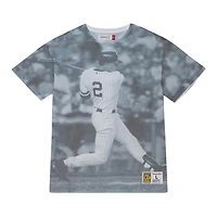 Men's Mitchell & Ness Derek Jeter New York Yankees Cooperstown Collection Highlight Sublimated Player Graphic T-Shirt