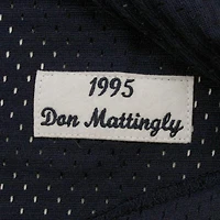 Men's Mitchell & Ness Don Mattingly Navy New York Yankees 1995 Authentic Cooperstown Collection Mesh Batting Practice Jersey