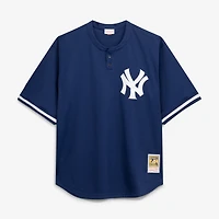 Men's Mitchell & Ness Don Mattingly Navy New York Yankees Cooperstown Collection Big Tall Mesh Batting Practice Jersey