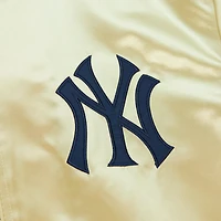 Veste légère en satin entièrement zippée Mitchell & Ness Gold New York Yankees OG 2.0 pour hommes