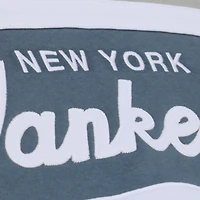 Sweat à capuche Mitchell & Ness gris pour homme, collection Cooperstown des Yankees de New York, motif orage, entraîneur-chef