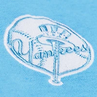 Men's Mitchell & Ness Light Blue New York Yankees Insignia Fleece Sweatshirt