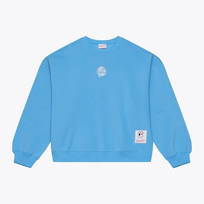 Men's Mitchell & Ness Light Blue New York Yankees Insignia Fleece Sweatshirt