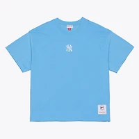 Men's Mitchell & Ness Light Blue New York Yankees Insignia Premium T-Shirt