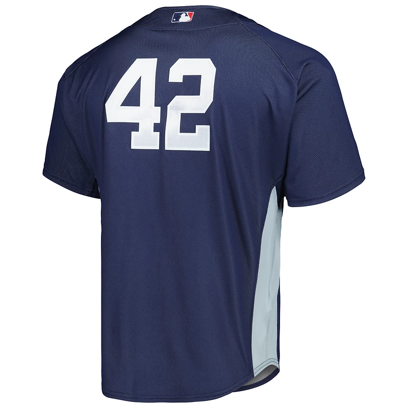 Men's Mitchell & Ness Mariano Rivera Navy New York Yankees Cooperstown Collection 2009 Batting Practice Jersey