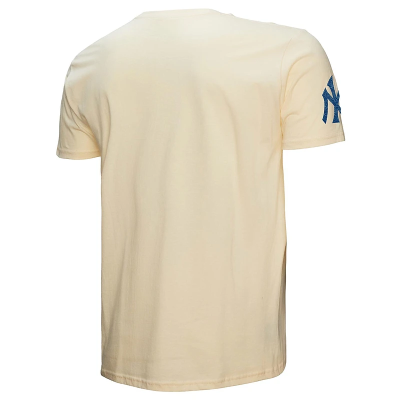T-shirt Mitchell & Ness Mickey Mantle pour homme, crème, collection Cooperstown, Yankees de New York