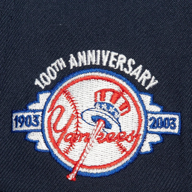 Men's Mitchell & Ness Navy/Gray New York Yankees Bases Loaded Fitted Hat