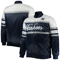 PRF YANKEE BLEU MARINE GRIS HOMME MLB B&T MNC COACHES VESTE EN SATIN JACMENXHW