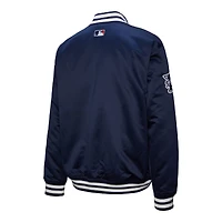 Veste universitaire Mitchell & Ness bleu marine New York Yankees 2000 World Series à boutons-pression pour homme