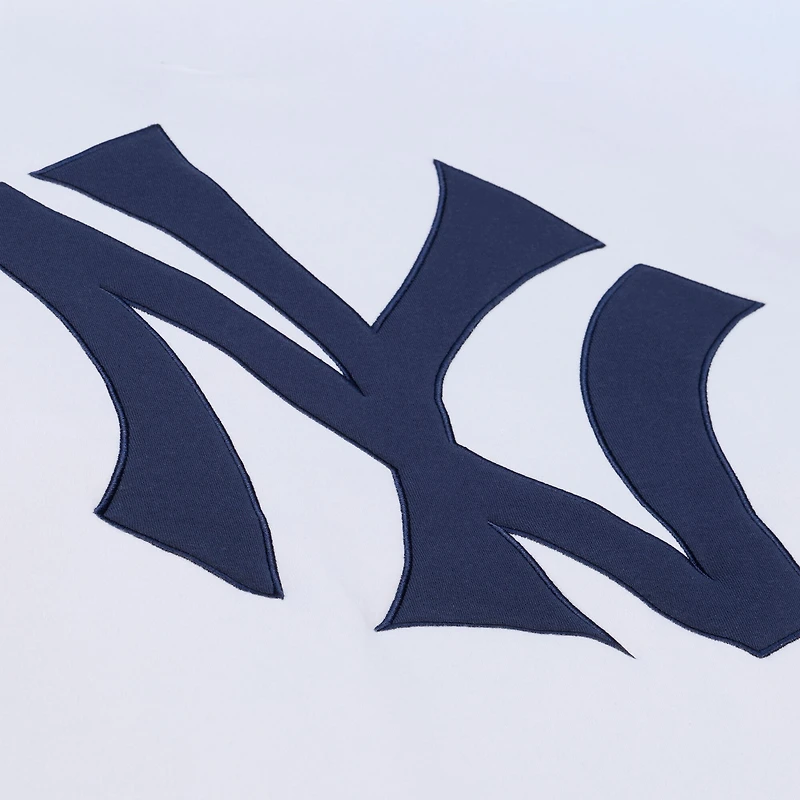 Sweat-shirt polaire arctique Mitchell & Ness blanc pour homme, New York Yankees