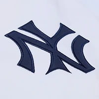 Sweat à capuche en polaire Mitchell & Ness blanc New York Yankees Cooperstown Collection pour homme