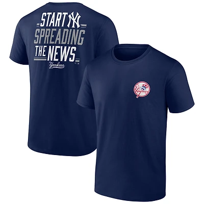 T-shirt bleu marine pour homme « Bring It » des Yankees de New York