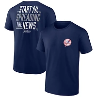 T-shirt bleu marine pour homme « Bring It » des Yankees de New York