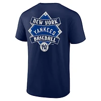 T-shirt bleu marine pour homme des Yankees de New York, collection Cooperstown, Field Play