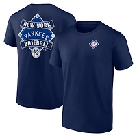 T-shirt bleu marine pour homme des Yankees de New York, collection Cooperstown, Field Play