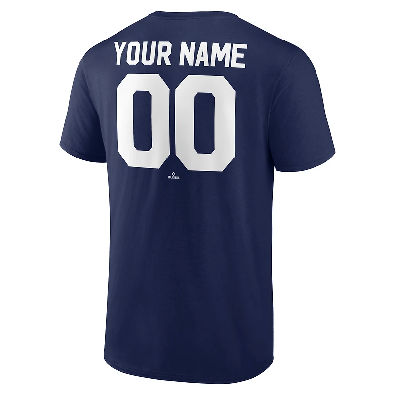 Men's Navy New York Yankees Cooperstown Collection Winning Streak Custom T-Shirt