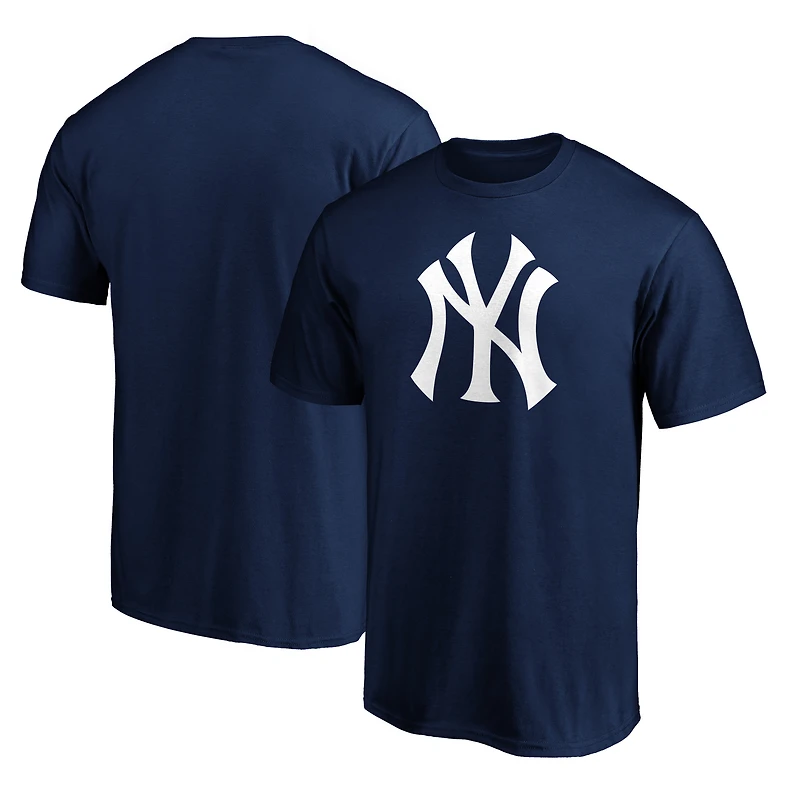 Men's  Black New York Yankees Official Logo T-Shirt