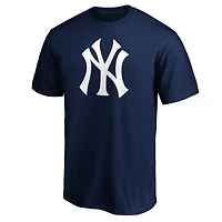 T-shirt bleu marine avec logo officiel des Yankees de New York pour homme
