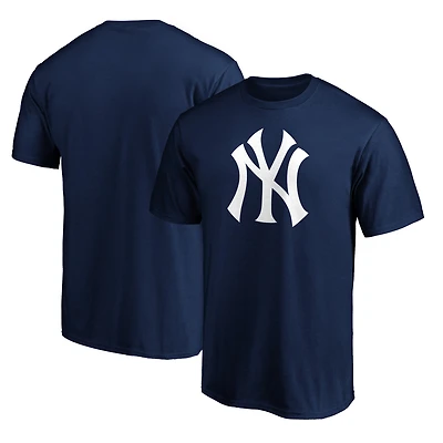 T-shirt bleu marine avec logo officiel des Yankees de New York pour homme