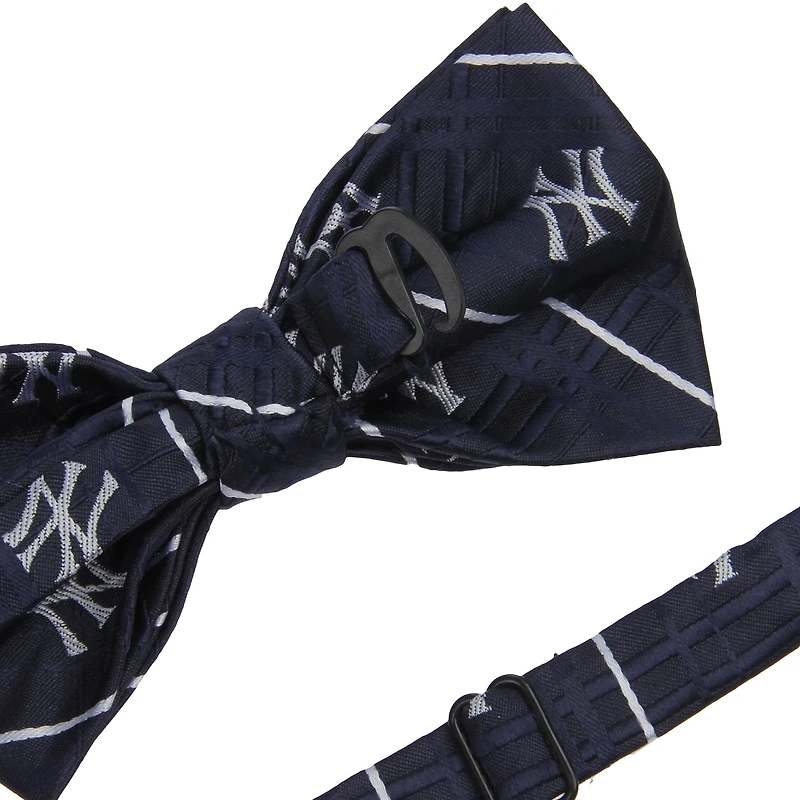 Men's Navy New York Yankees Oxford Bow Tie