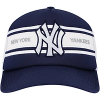 Men's   Navy New York Yankees Sideline Trucker Adjustable Hat