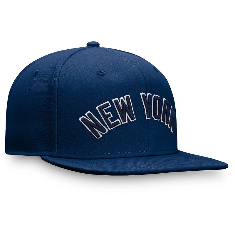 Casquette ajustée Team Core des Yankees de New York pour homme, bleu marine