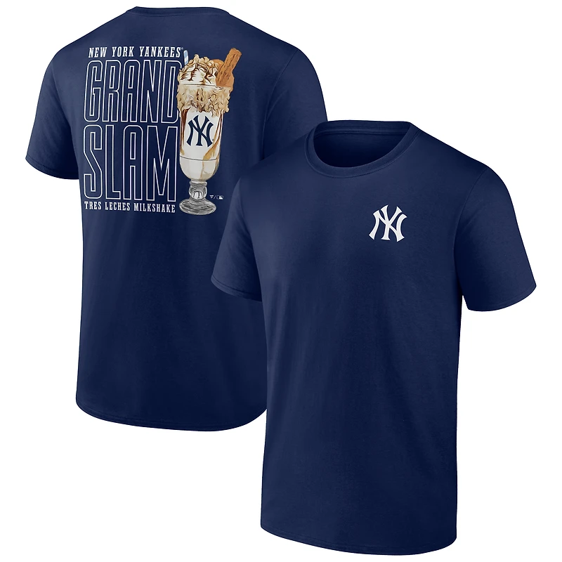 Men's  Navy New York Yankees Tres Leches Milkshake T-Shirt